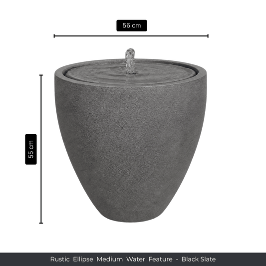 Water Feature - Rustic Ellipse Medium
