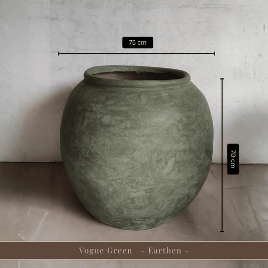 Delphi Organic Fiberglass Pot - Earth Range