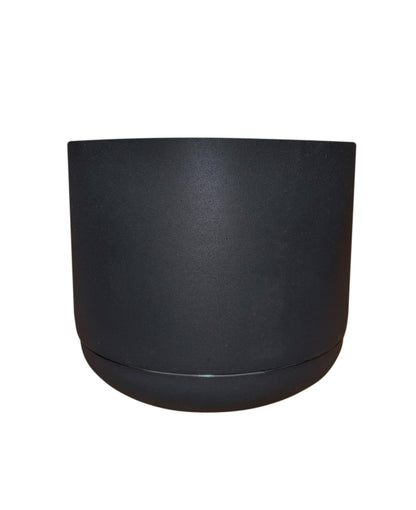 Match Cylinder Japi Planter With Saucer