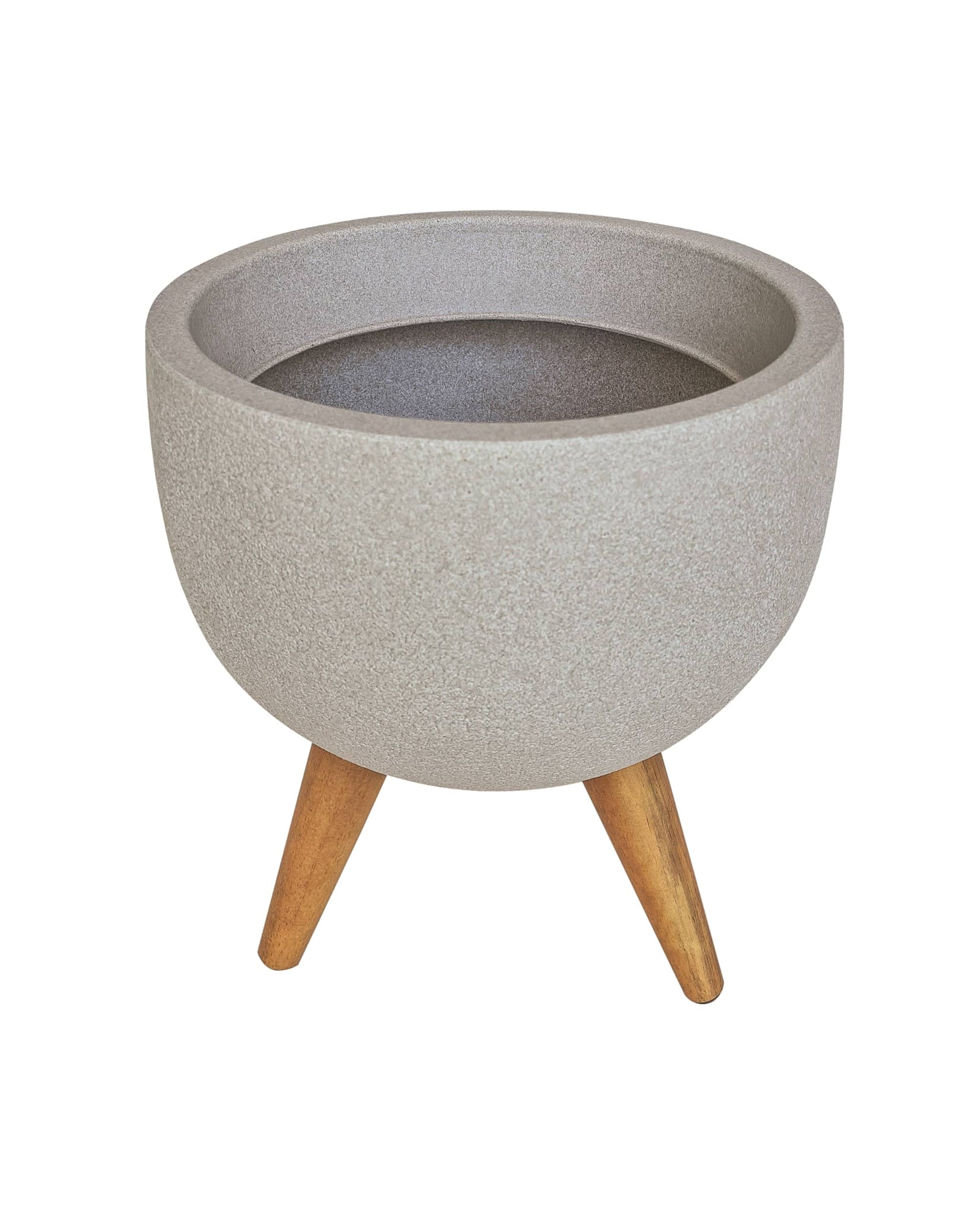 Rustic Round Japi Planter (CACHE POT) With Stand JVRD33