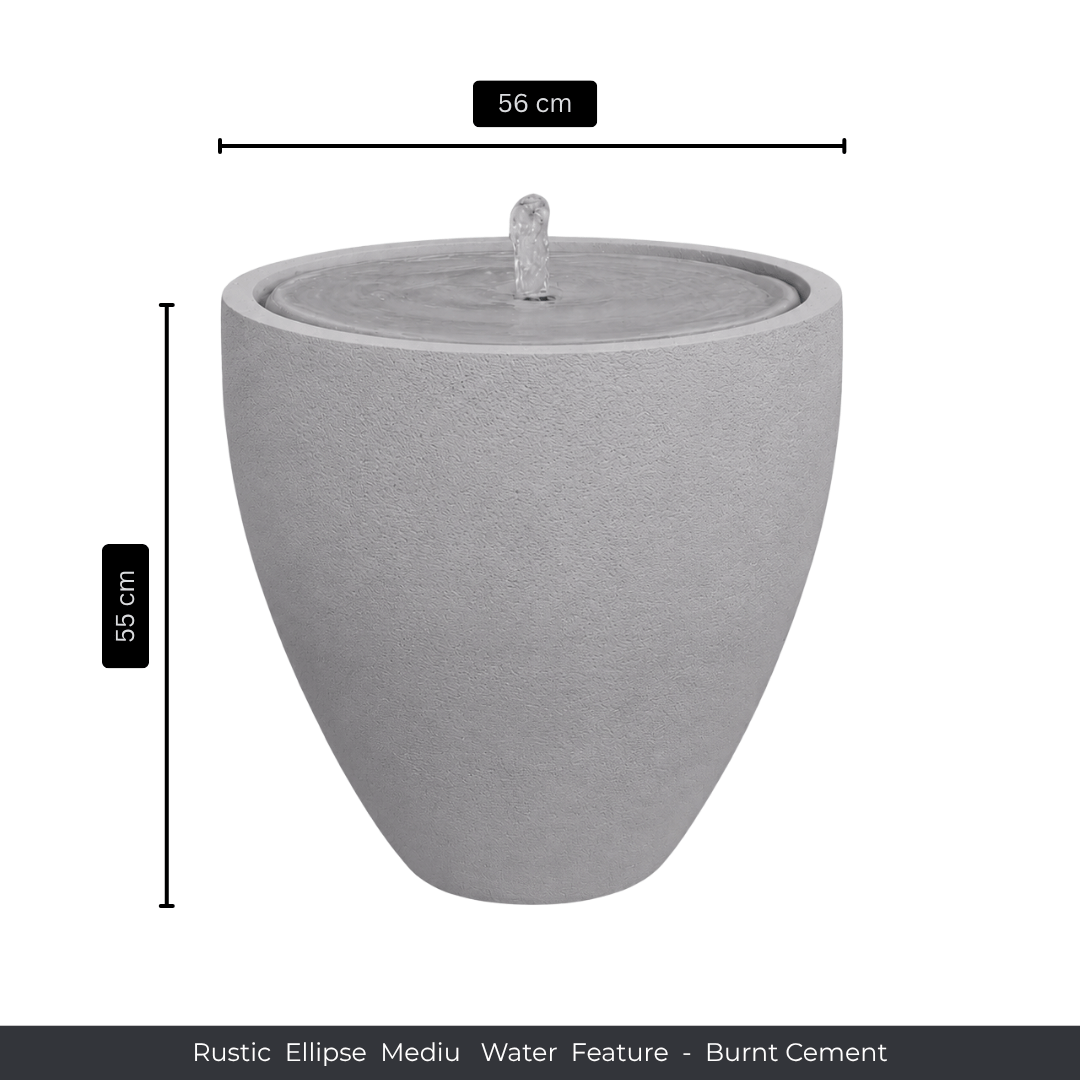 Water Feature - Rustic Ellipse Medium