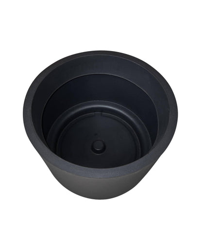 Match Cylinder Japi Planter With Saucer