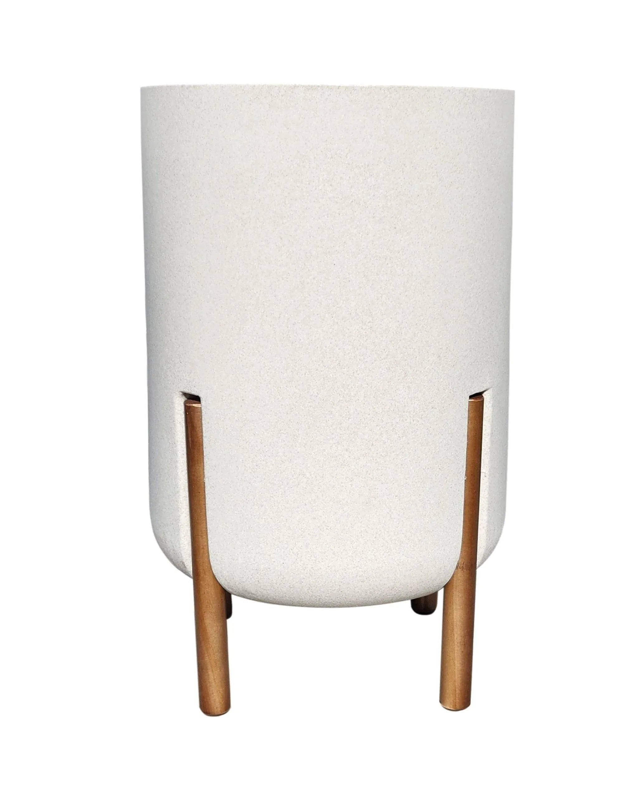 gixxer 　TKSPOT グローホワイト4号深鉢×2個 Hygge Cylinder Japi Planter - Cache Pot – Florastyle By Hingham