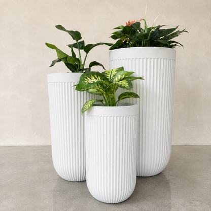 Flute Tall Japi Planter