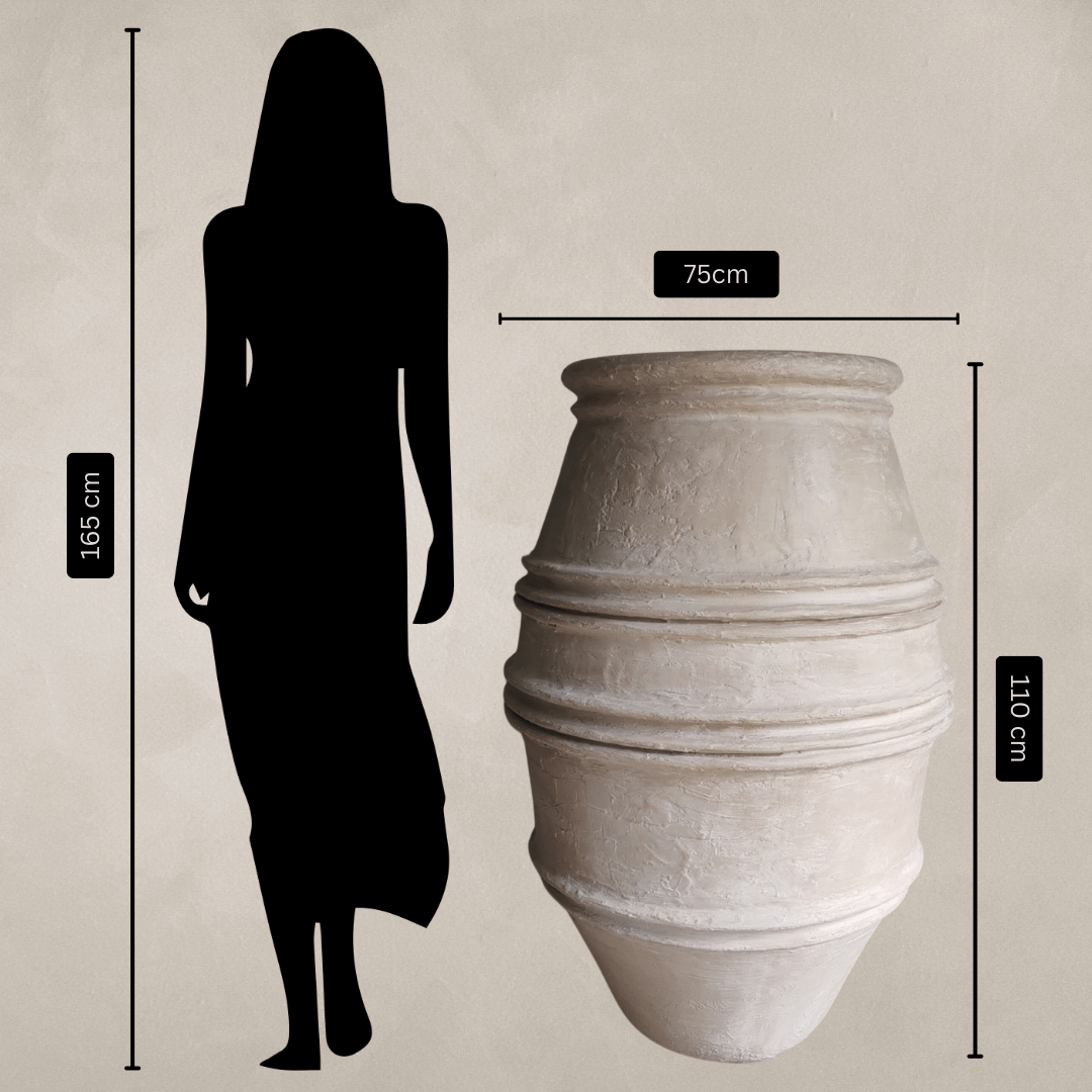 Crete Organic Fiberglass Pot - Earth Range