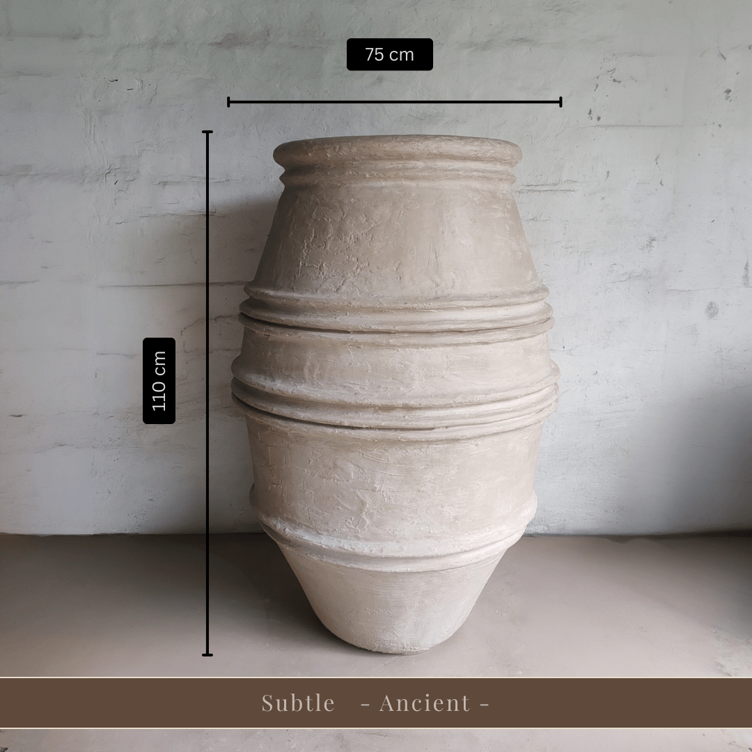 Crete Organic Fiberglass Pot - Earth Range