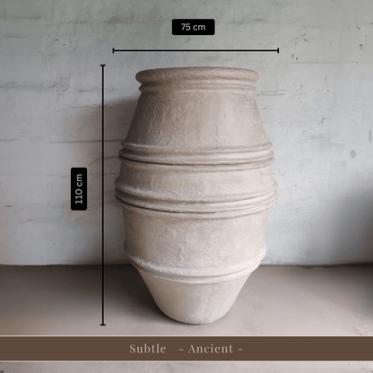 Crete Organic Fiberglass Pot - Earth Range