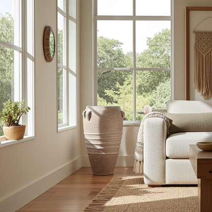 Athens Organic Fiberglass Pot - Earth Range