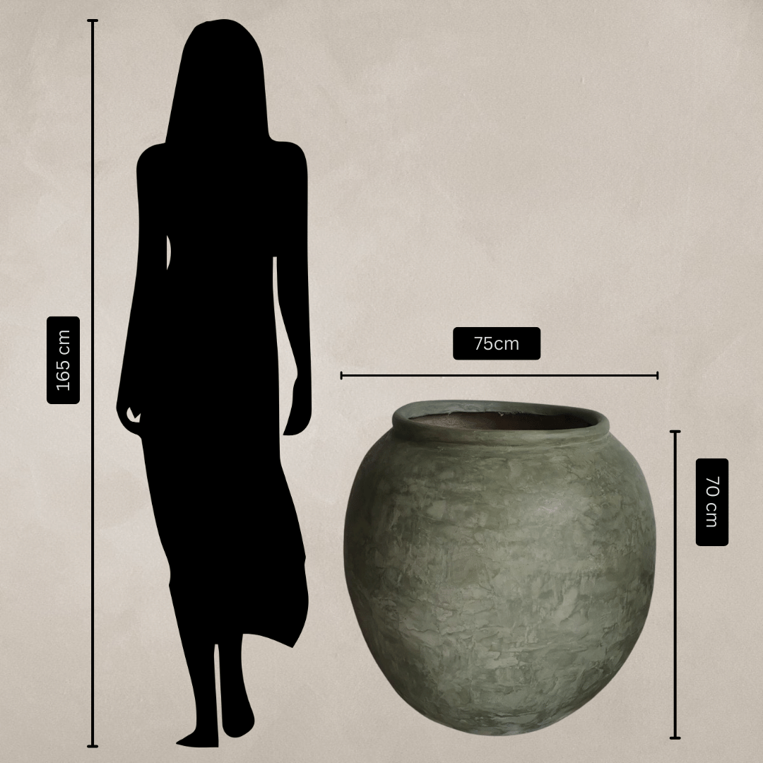 Delphi Organic Fiberglass Pot - Earth Range