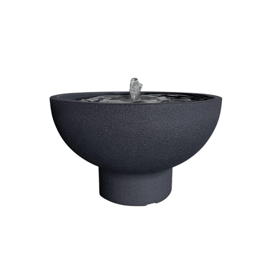 The Florastyle By Hingham Water Feature - Atlas Bowl is a modern, dark gray (Lead), textured garden fountain with UV-resistant and lightweight materials (polyresin) and a central bubbling stream, shown against a plain white background. Made from polyresin, durable and waterproof, yet lightweight. Suitable for indoor and outdoor.
Colour: Lead
Price: R4885