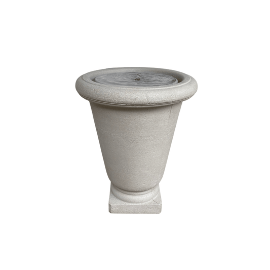 The Florastyle By Hingham Water Feature - Bell Urn Large is a tall, gray-beige (Sandstone), urn-shaped stone fountain with a circular basin and square base, shown isolated on a white background. Made from polyresin, durable and waterproof, yet lightweight. Suitable for indoor and outdoor.
Colour: Sandstone
Price: R3850