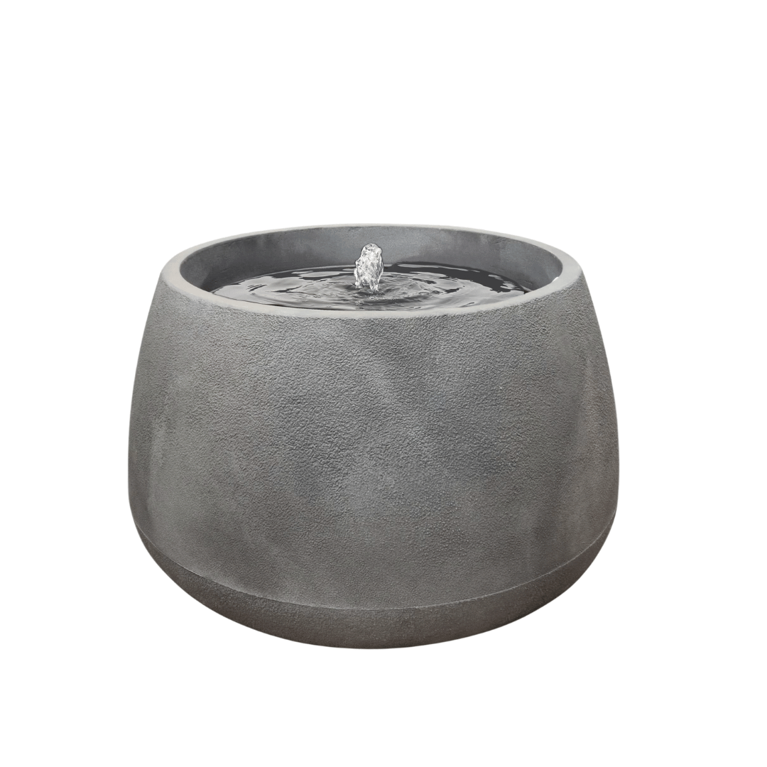 The Florastyle By Hingham Water Feature - Bios Low is a round, gray, stone-like accent with smooth sides and a central spout that creates gentle ripples—perfect as a modern, planter-inspired addition to any outdoor space. Made from polyresin, durable and waterproof, yet lightweight. Suitable for indoor and outdoor spaces.
Colour: Black Slate
Price: R5195