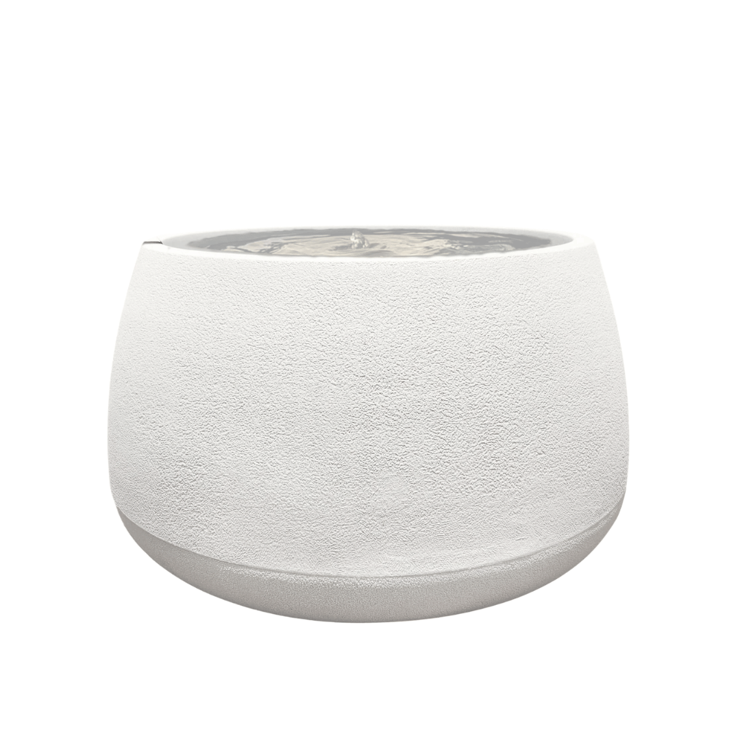 The Florastyle By Hingham Water Feature - Bios Low is a round, white, textured tabletop indoor fountain with gently rippling water at the top, bringing an elegant and calming touch to any room. Made from polyresin, durable and waterproof, yet lightweight. Suitable for indoor and outdoor spaces.
Colour: Off White
Price: R5195