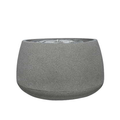 The Water Feature - Bios Low by Florastyle By Hingham is a round, gray stone-finish indoor fountain with a smooth, minimalist design and gently rippling water on its flat top surface. Made from polyresin, durable and waterproof, yet lightweight. Suitable for indoor and outdoor spaces.
Colour: Stone
Price: R5195