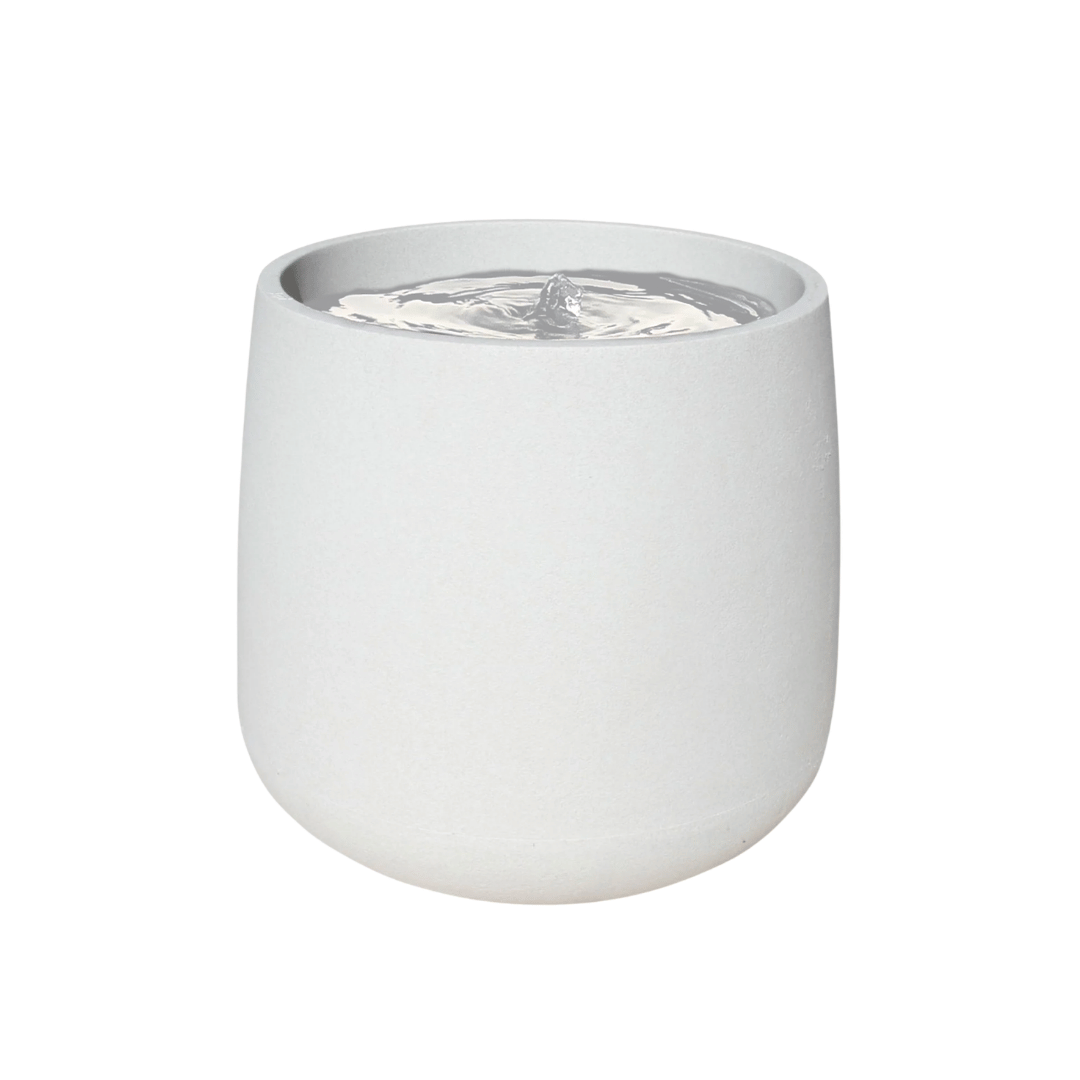 The Florastyle By Hingham Water Feature - Bios Medium is a modern, round white tabletop fountain with a smooth surface and gentle central stream, perfect as calming indoor/outdoor decor or an elegant garden accent. Made from polyresin, durable and waterproof, yet lightweight. Suitable for indoor and outdoor spaces.
Colour: Off White
Price: R4465