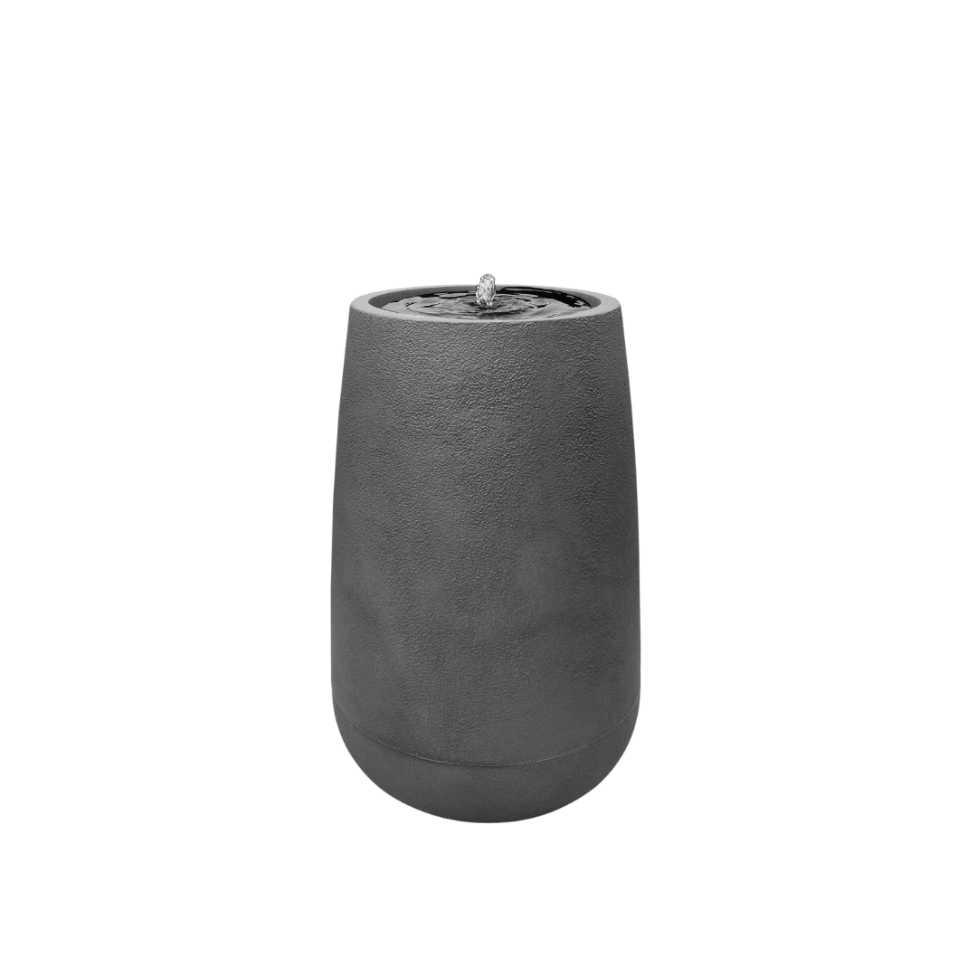 The Florastyle By Hingham Water Feature - Bios Tall Small is a modern cylindrical gray indoor-outdoor fountain with a textured finish and bubbling water, making it a striking accent for any space. Made from polyresin, durable and waterproof, yet lightweight. Suitable for indoor and outdoor spaces.
Colour: Black Slate
Price: R4045
