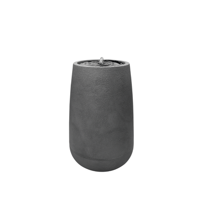 The Florastyle By Hingham Water Feature - Bios Tall Small is a modern cylindrical gray indoor-outdoor fountain with a textured finish and bubbling water, making it a striking accent for any space. Made from polyresin, durable and waterproof, yet lightweight. Suitable for indoor and outdoor spaces.
Colour: Black Slate
Price: R4045