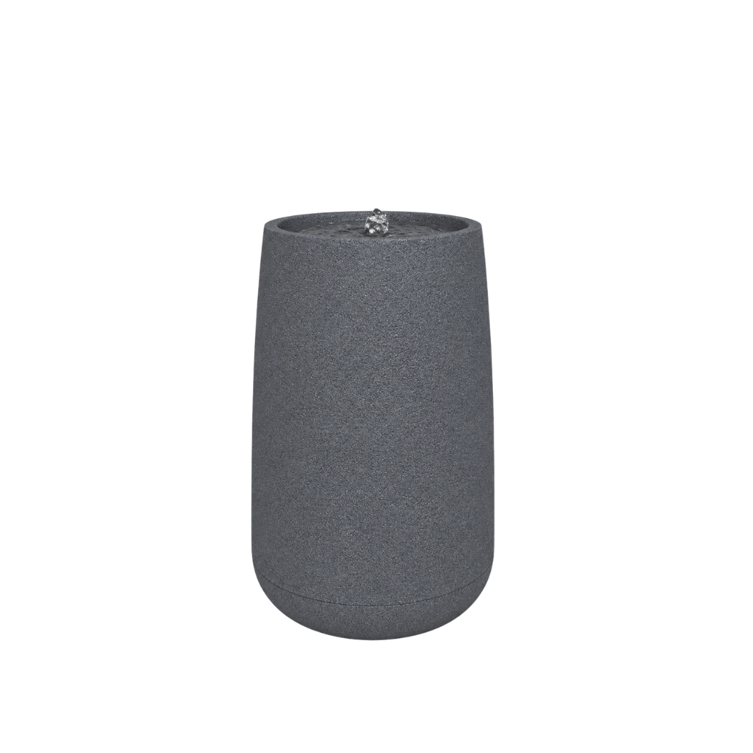 The Florastyle By Hingham Water Feature - Bios Tall Small is a modern, cylindrical dark gray indoor or outdoor fountain with a textured surface and minimalist design, gently bubbling water from the top. Made from polyresin, durable and waterproof, yet lightweight. Suitable for indoor and outdoor spaces.
Colour: Charcoal
Price: R4045