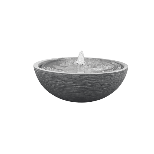 The Florastyle By Hingham Water Feature - European Bowl Medium is a round, textured gray garden fountain with a small central spout that creates gentle water ripples, standing out elegantly against a plain white background. Made from polyresin, durable and waterproof, yet lightweight. Suitable for indoor and outdoor spaces.
Colour: Stone
Price: R2995