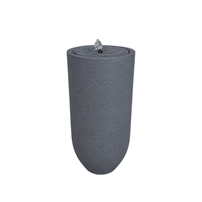 The Florastyle By Hingham Water Feature - European Verticale Small is a tall, gray, cylindrical fountain with a textured surface and bubbling water at the top—an ideal statement piece for your indoor garden decor. Set against a white background. Made from polyresin, durable and waterproof, yet lightweight. Suitable for indoor and outdoor spaces.
Colour: Charcoal
Price: R3465