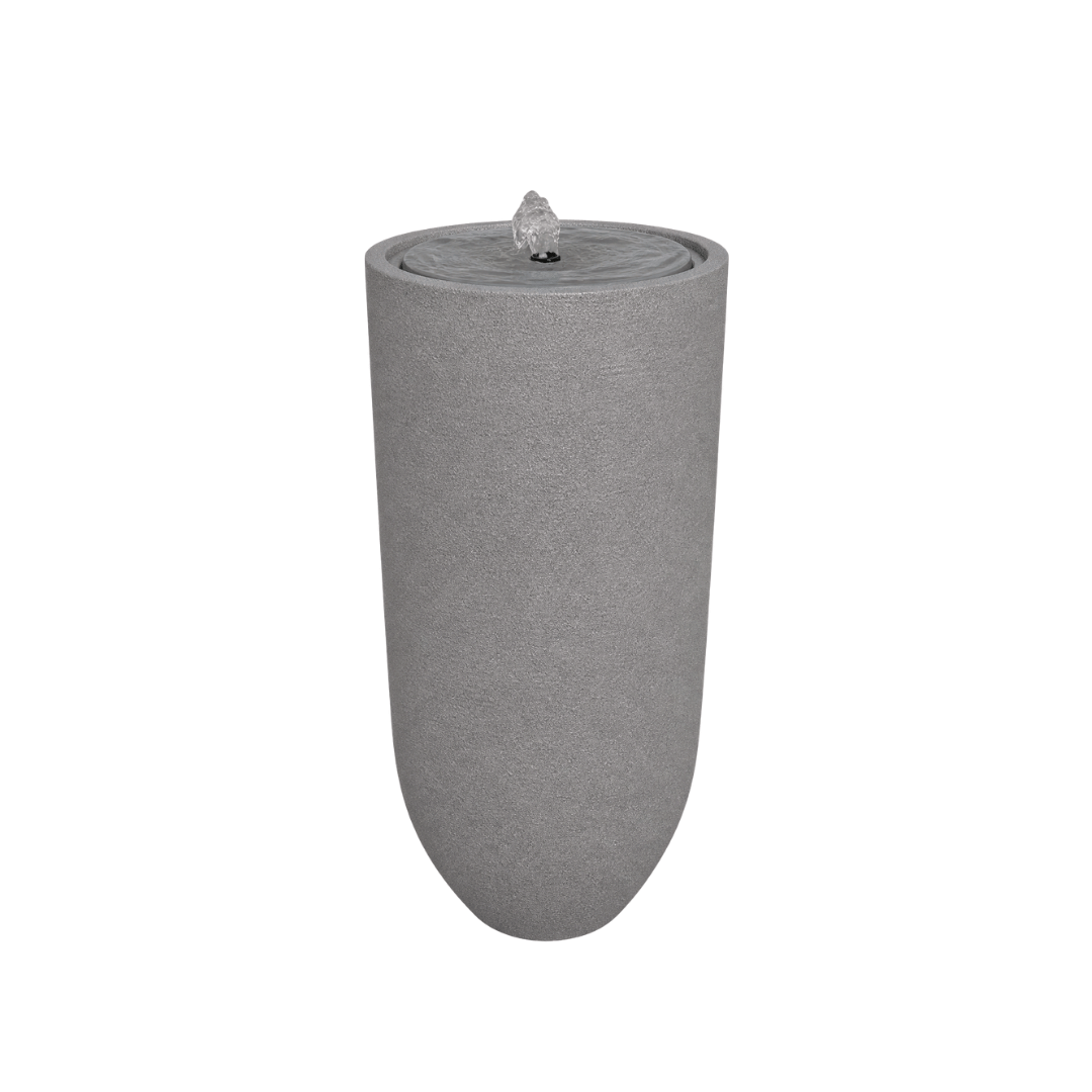 The Florastyle By Hingham Water Feature - European Verticale Small is a tall, cylindrical gray fountain with a smooth finish and top-center spout—an elegant indoor garden accent. Made from polyresin, durable and waterproof, yet lightweight. Suitable for indoor and outdoor spaces.
Colour: Stone
Price: R3465
