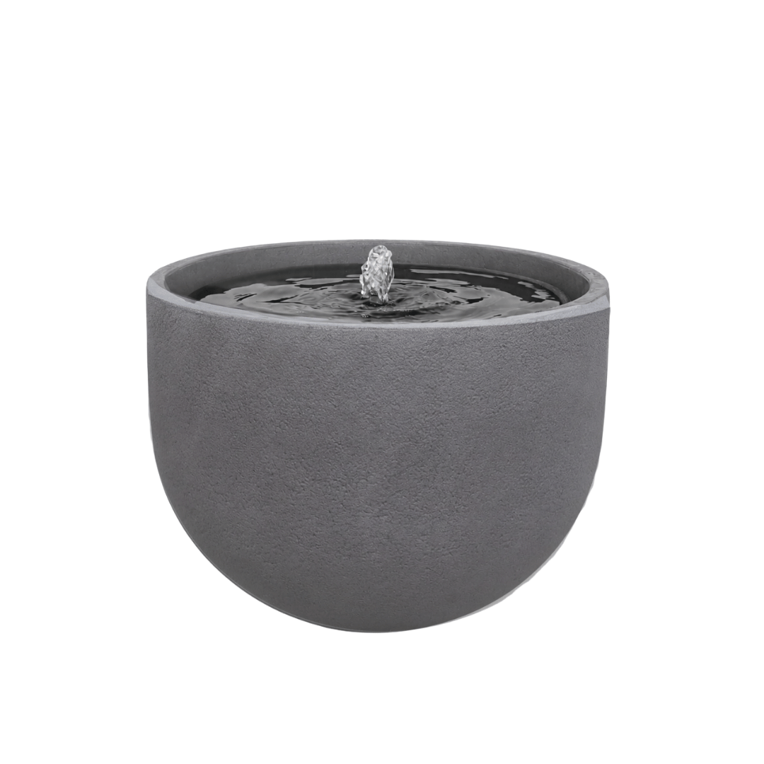 The Water Feature - Rustic Round by Florastyle By Hingham is a modern, round gray polyresin fountain with UV resistance and a gentle bubbling spout, adding serene elegance to any outdoor space. Made from polyresin, durable and waterproof, yet lightweight. Suitable for indoor and outdoor spaces.
Colour: Black Slate
Price: R3625