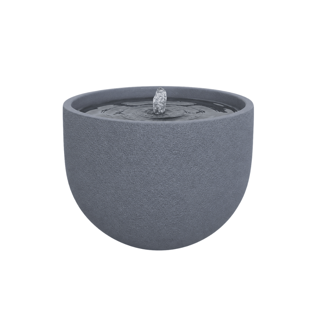 The Florastyle By Hingham Water Feature - Rustic Round is a modern, gray polyresin bowl fountain with gentle bubbling water and UV resistance—ideal for enhancing your outdoor space. Made from polyresin, durable and waterproof, yet lightweight. Suitable for indoor and outdoor spaces.
Colour: Charcoal
Price: R3625