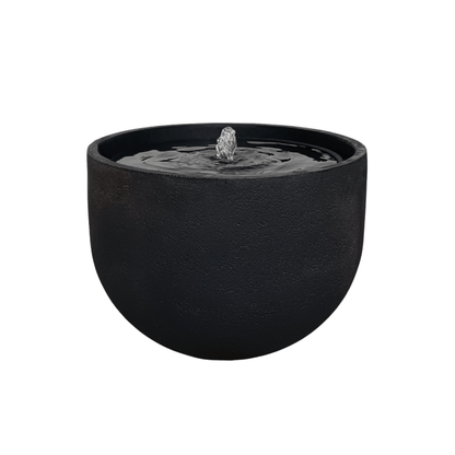 The Florastyle By Hingham Water Feature - Rustic Round is a minimalist black polyresin fountain with a round bowl, a gentle central stream, and UV resistance, adding subtle elegance to any space. Shown against a plain white background. Made from polyresin, durable and waterproof, yet lightweight. Suitable for indoor and outdoor spaces.
Colour: Lead
Price: R3625