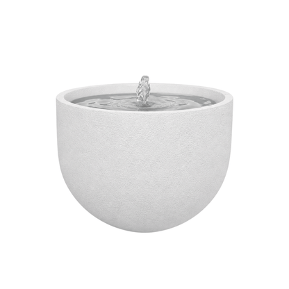 The Florastyle By Hingham Water Feature - Rustic Round is a UV-resistant polyresin garden fountain in white stone with water gently bubbling from the center, offering minimalist rustic style for lasting outdoor beauty. Made from polyresin, durable and waterproof, yet lightweight. Suitable for indoor and outdoor spaces.
Colour: Off White
Price: R3625