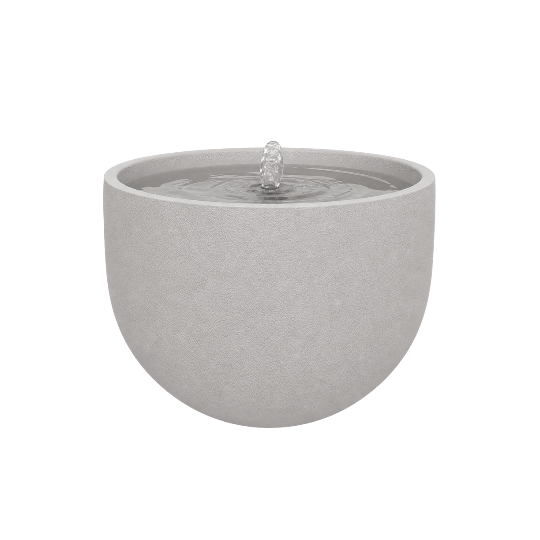 The Florastyle By Hingham Water Feature - Rustic Round is a light gray, UV-resistant polyresin fountain with a textured finish and central spout, gently bubbling water against a plain white background. Made from polyresin, durable and waterproof, yet lightweight. Suitable for indoor and outdoor spaces.
Colour: Sandstone
Price: R3625