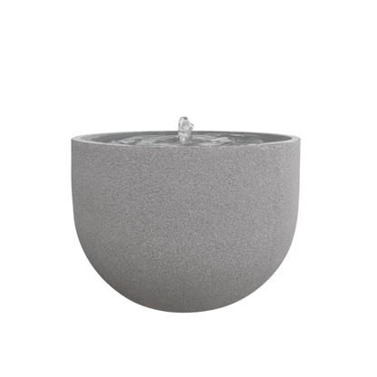 The Florastyle By Hingham Water Feature - Rustic Round is a modern, durable gray concrete outdoor fountain with a central spout, showcased against a plain white background. Made from polyresin, durable and waterproof, yet lightweight. Suitable for indoor and outdoor spaces.
Colour: Stone
Price: R3625