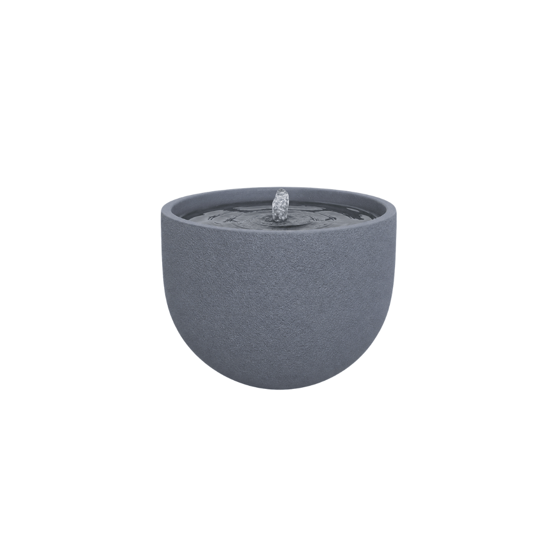 The Florastyle By Hingham Water Feature - Rustic Round is a modern gray polyresin garden fountain with a smooth finish and water bubbling gently from a central spout. Made from polyresin, durable and waterproof, yet lightweight. Suitable for indoor and outdoor spaces.
Colour: Charcoal
Price: R495