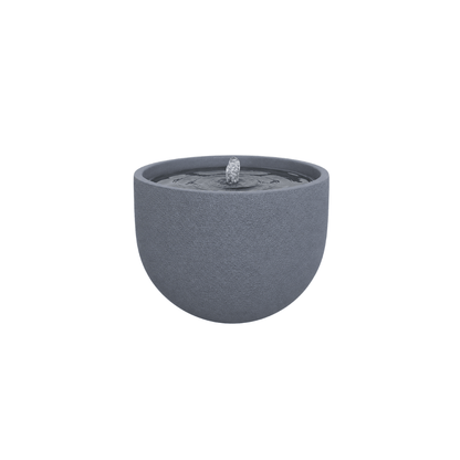 The Florastyle By Hingham Water Feature - Rustic Round is a modern gray polyresin garden fountain with a smooth finish and water bubbling gently from a central spout. Made from polyresin, durable and waterproof, yet lightweight. Suitable for indoor and outdoor spaces.
Colour: Charcoal
Price: R495