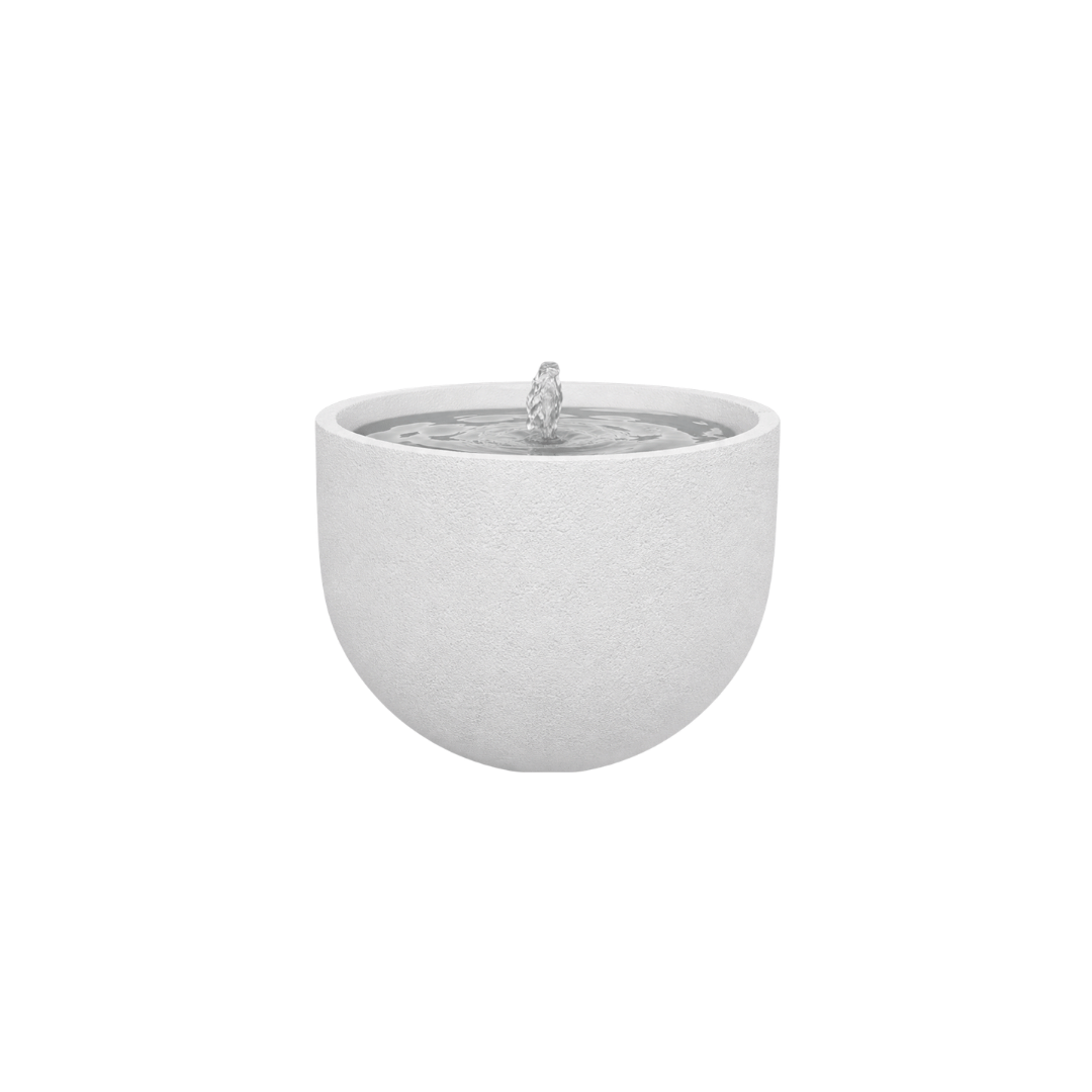 The Florastyle By Hingham Water Feature - Rustic Round is a modern, rustic centerpiece made from white stone with water gently bubbling from the center, shown against a plain white background. Made from polyresin, durable and waterproof, yet lightweight. Suitable for indoor and outdoor spaces.
Colour: Off-white
Price: R1495