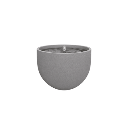 The Florastyle By Hingham Water Feature - Rustic Round is a modern, gray, UV-resistant polyresin fountain with a smooth, half-sphere design. Water bubbles gently from the center, creating ripples—perfect for any indoor or outdoor space. Made from polyresin, durable and waterproof, yet lightweight. Suitable for indoor and outdoor spaces.
Colour: Stone
Price: R1495