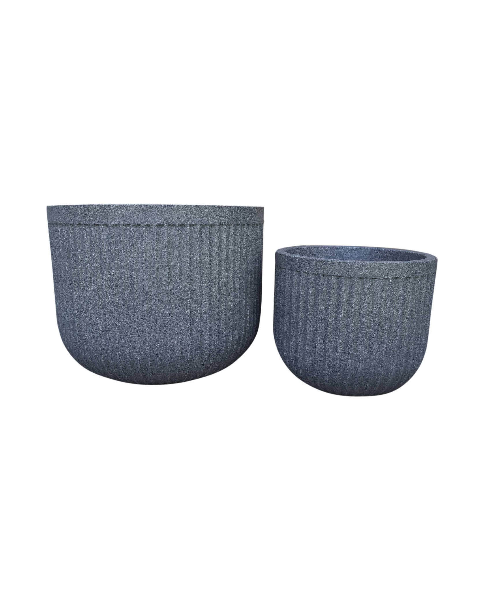 Flute Round Japi Planter