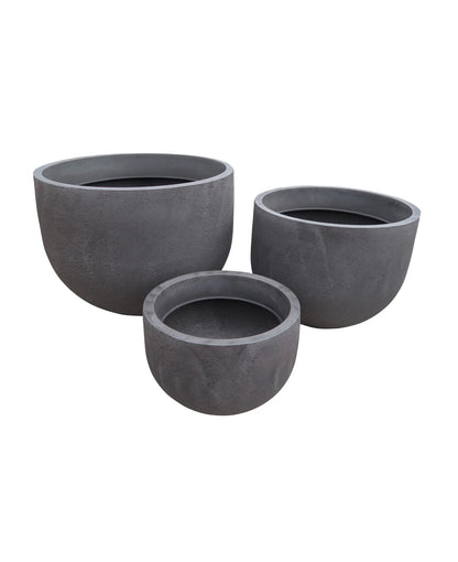 Rustic Round Japi Planter