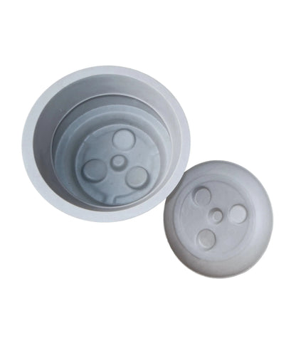 Match Cylinder Japi Planter With Saucer