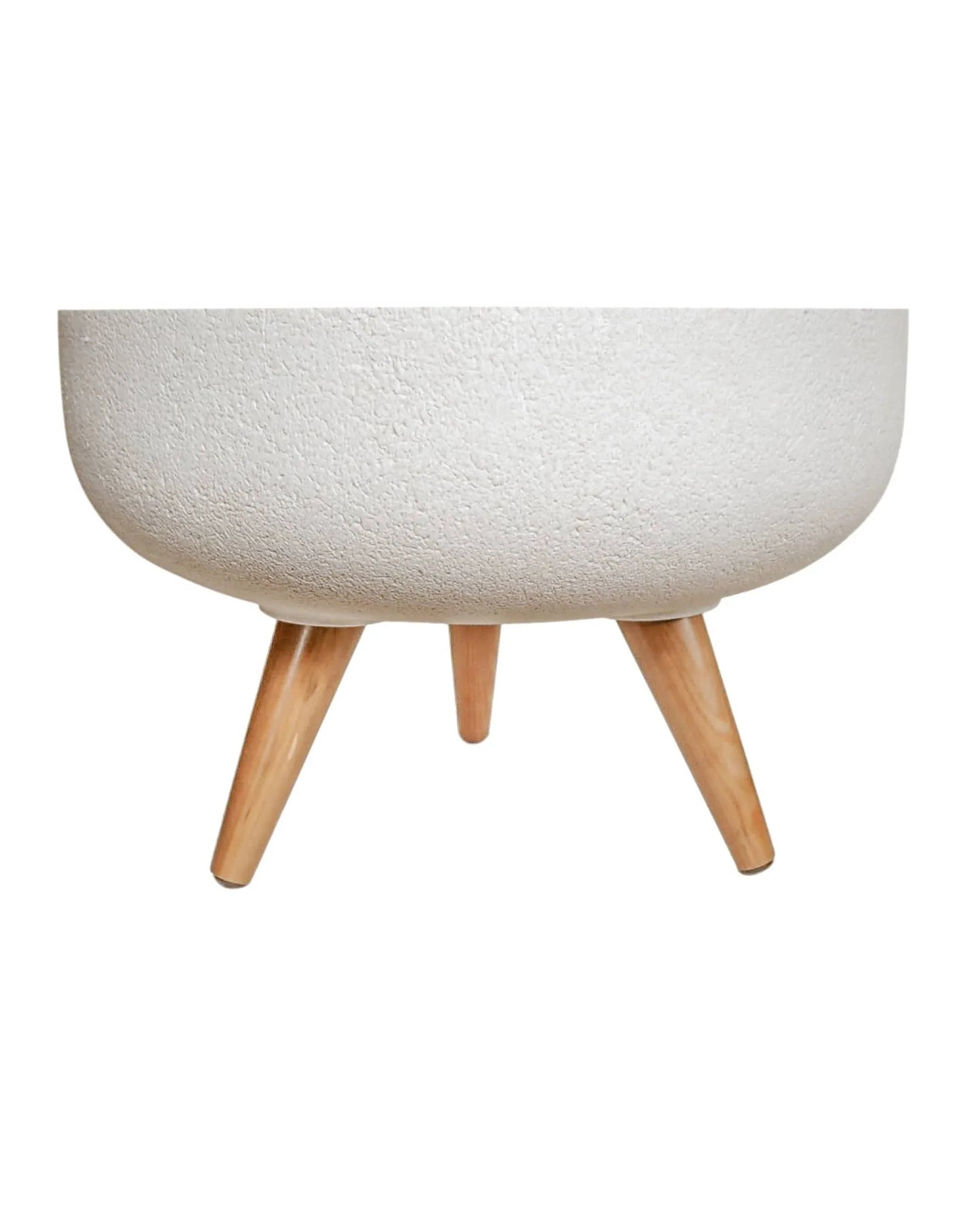 Rustic Bowl Japi Planter (CACHE POT) With Stand JVRD45