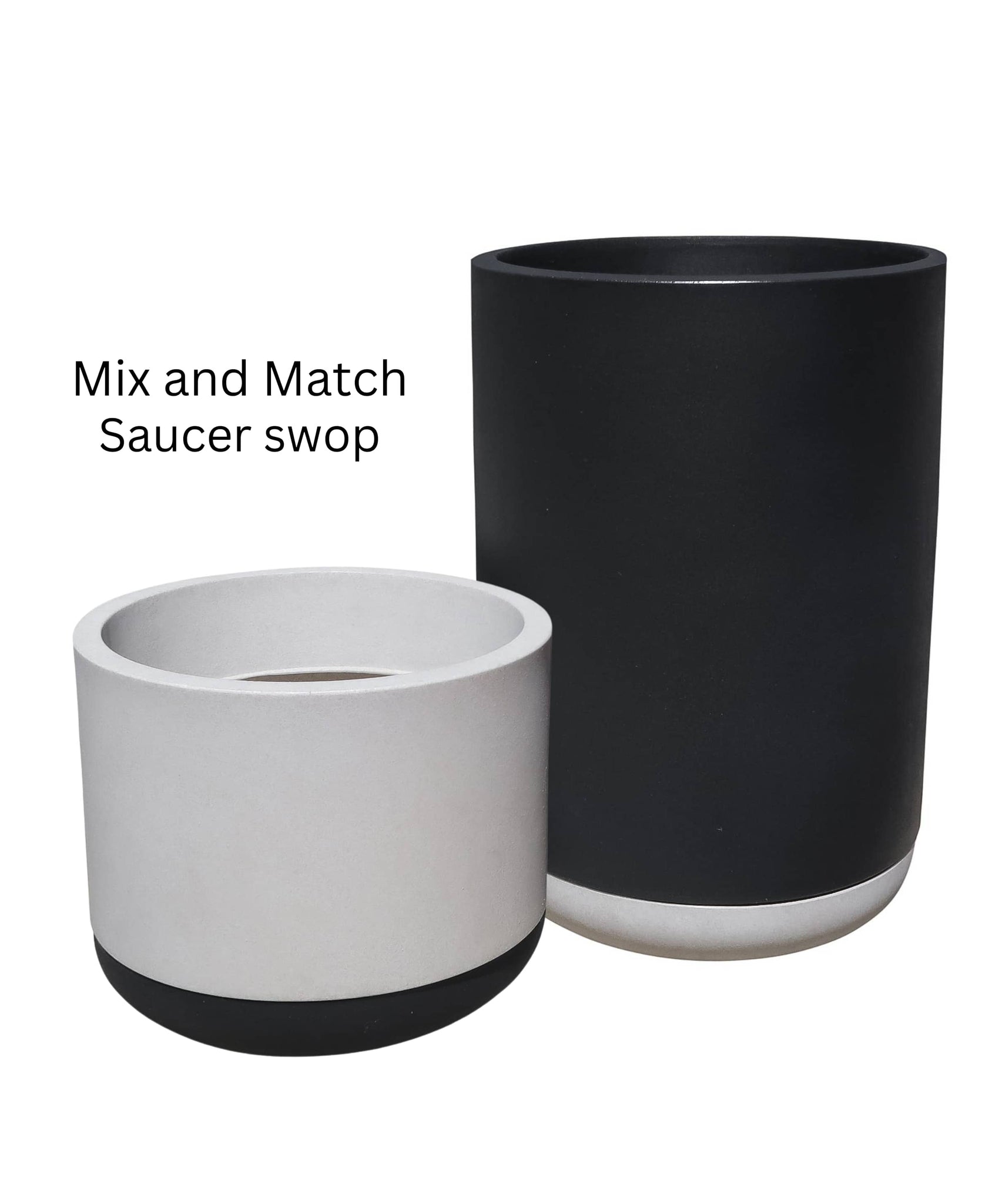 Match Cylinder Japi Planter With Saucer (click for details)
